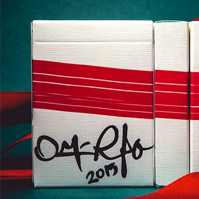 Red Stripe Playing Cards